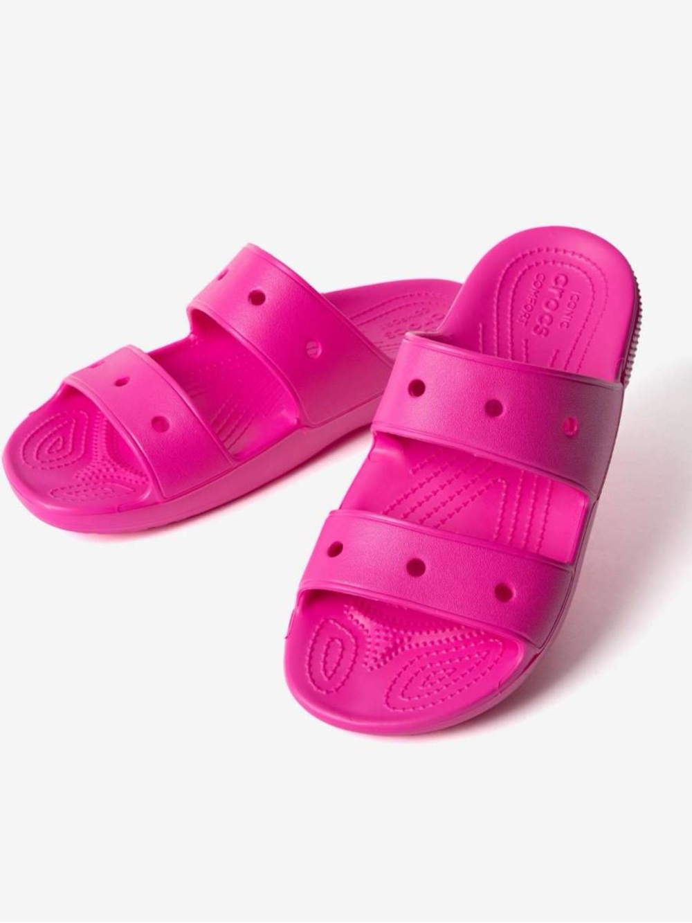 Crocs | Electric Pink Classic Sandal Slip On Comfort Shoes | Size 12